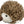 Hedgehog ball, plush/rubber, 17cm