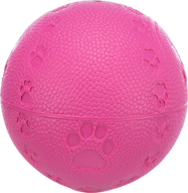 Ball, natural rubber, with squeaker