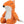 Fox, plush, recycled, 34cm