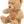 Be Eco Teddy Eddy, recyceltes Stofftier, 23 cm