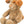 Be Eco chien Enno, peluche recyclée, 40 cm