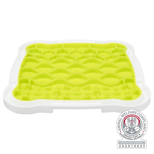 Lick'n'Snack tray, TPR/PP, 20×20 cm