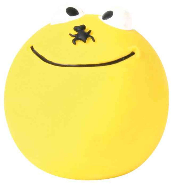 Smiley, latex/non-woven polyester, ø6cm