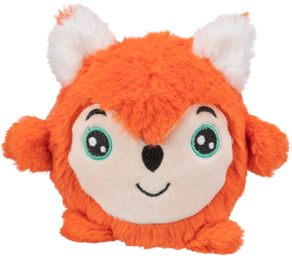 Fox, round, plush, 11cm