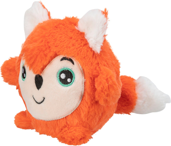 Fox, round, plush, 11cm