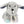 Junior dog with rope, plush, 24cm