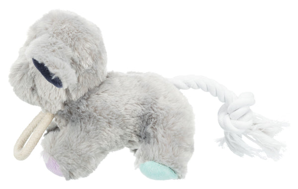 Junior dog with rope, plush, 24cm