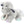 Junior dog with rope, plush, 24cm