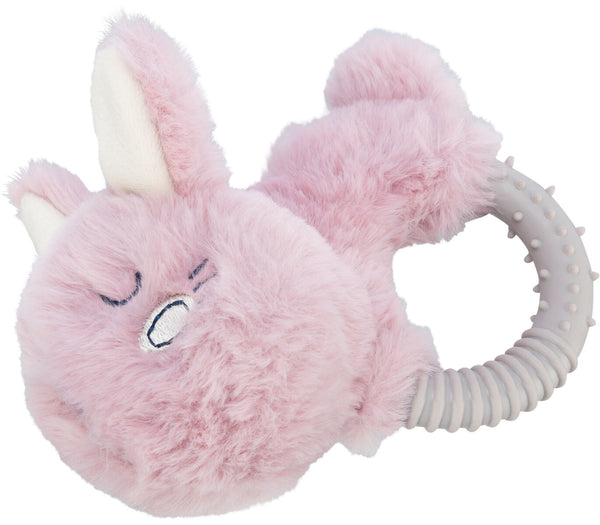 Junior Hase (RING), plush/TPR, 14 cm