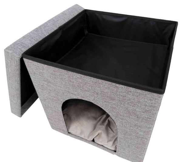 Alois Cuddle Cave, 38×40×38cm, grey