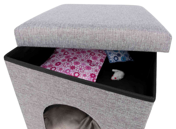 Alois Cuddle Cave, 38×40×38cm, grey