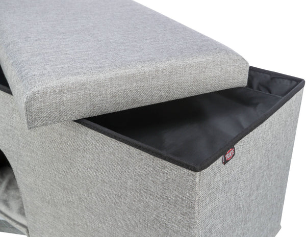 Kimy cuddle cave, 72 × 40 × 40 cm, light grey