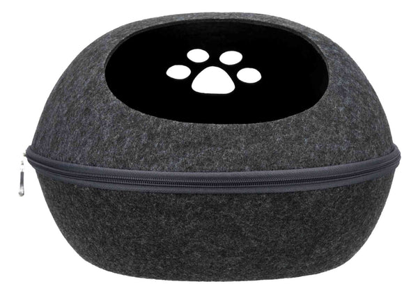 Liva cuddle cave, felt, 40×24×47cm, anthracite