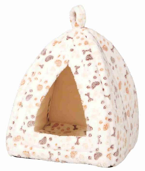 Lingo Cuddle Cave, Triangle, White/Beige