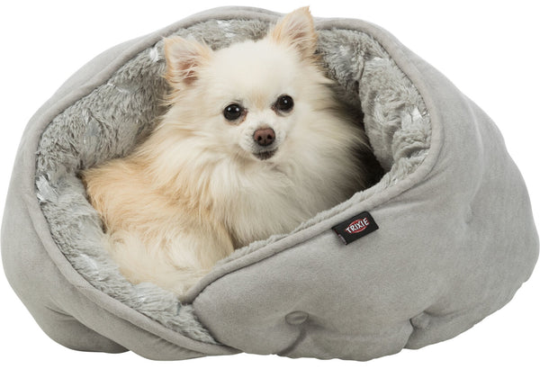 Plume Cuddle Cave, Grey/Silver