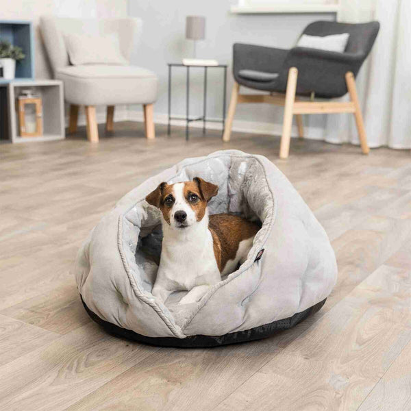 Plume Cuddle Cave, Grey/Silver