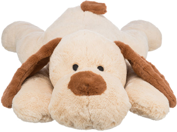 Benny cuddly dog, plush, 75 cm, beige/brown