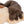 Benny cuddly dog, plush, 75 cm, beige/brown