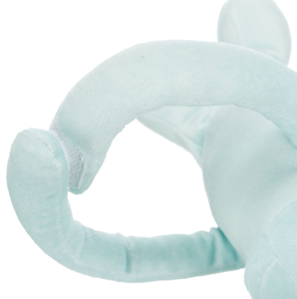 Junior set de doudou couverture/ours, peluche, 75×50cm, gris/mint