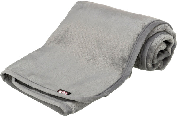 Levy Blanket, Plush, Grey