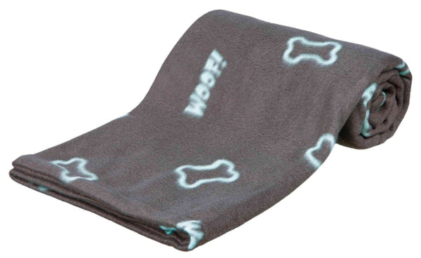 Barney fleece blanket, 150×100cm, taupe