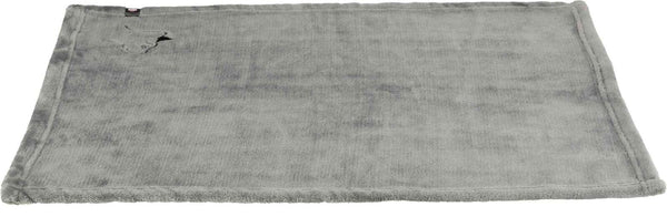 Couverture Nilay, peluche, gris