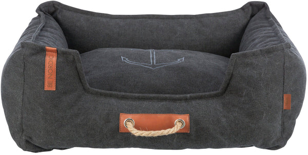 BE NORDIC Föhr bed, square, 60×50cm, black