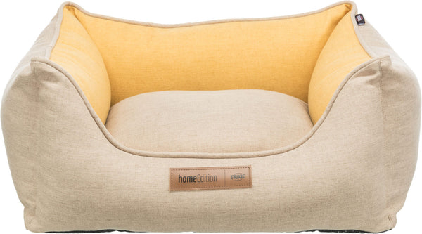 Lona bed, square, sand/yellow