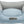 Lona bed, angular, light blue/grey