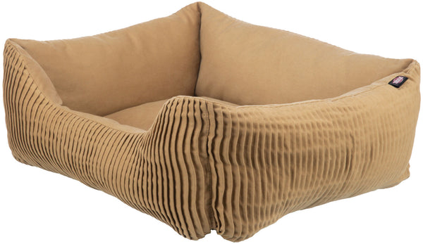 Marley bed, square, ochre