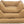 Marley bed, square, ochre