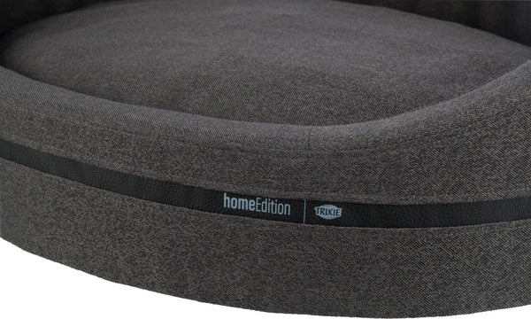 CityStyle bed, oval, dark grey