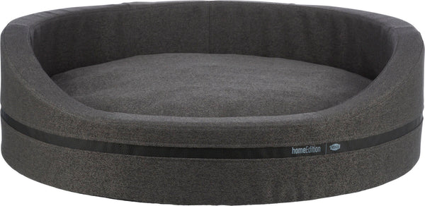 CityStyle Bett, oval, 80×65cm, dunkelgrau