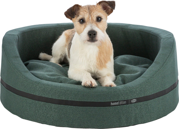 CityStyle bed, oval, 65×55cm, dark green