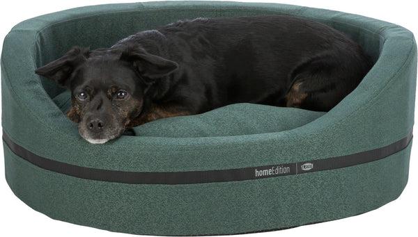 CityStyle bed, oval, 65×55cm, dark green