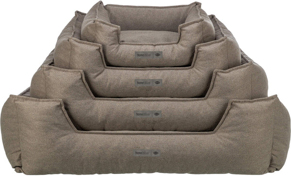 Gano bed, square, taupe