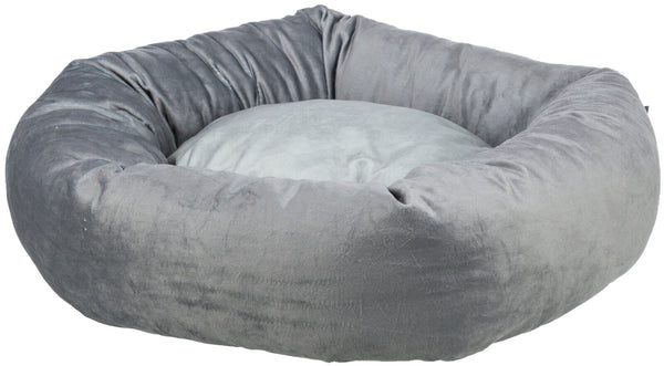 Lionel bed, recycled, round, ø 60cm, grey