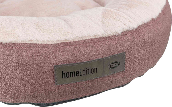 Felicia bed, round, berry/pink