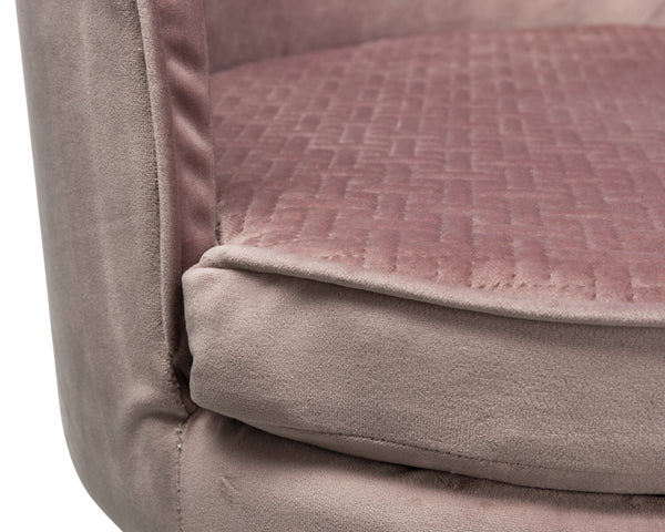 Livia sofa, ø 48 × 40 cm, old pink