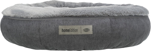 Liano bed, round, grey