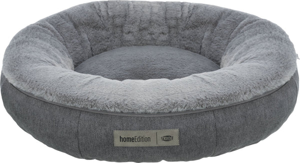 Liano bed, round, grey