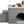 Harvey Cave with Stairs, 154×60×60cm, Grey/White-Black