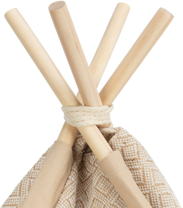 Tipi Boho, 55×65×55cm, beige