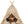 Boho Tipi, 55×65×55cm, beige