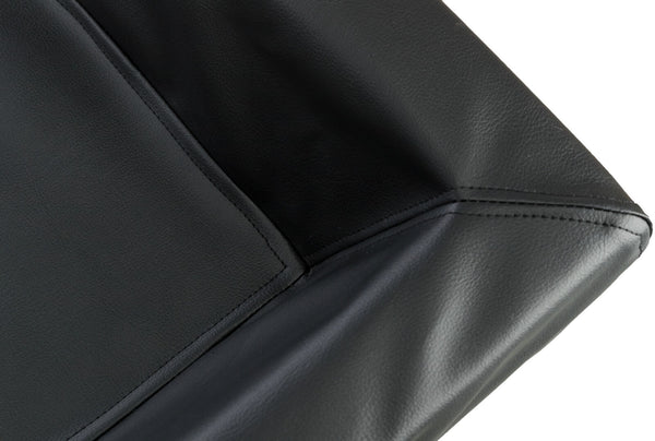 Vital Lit Remo, angular, imitation leather, black