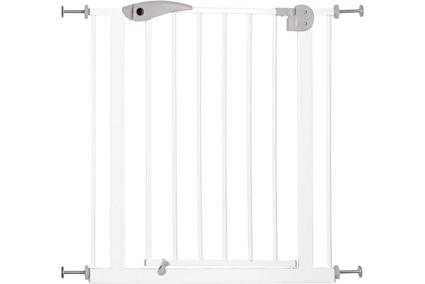 Dog gate, metal, 75-85×76cm, white