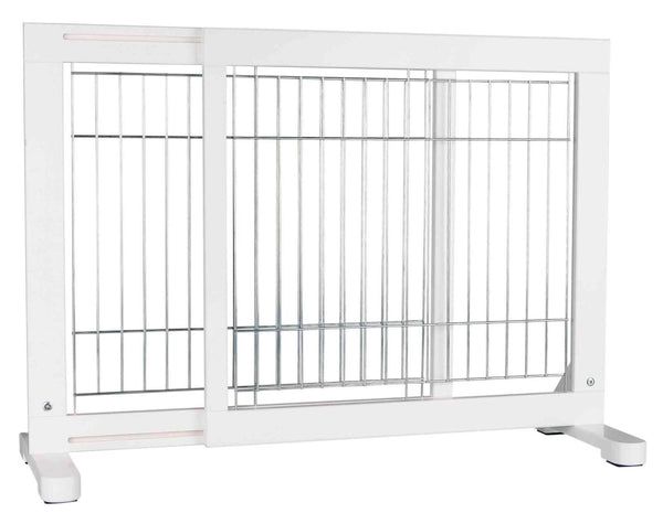 Dog Gate, 65-108x61x31cm, White