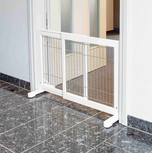 Dog Gate, 65-108x61x31cm, White