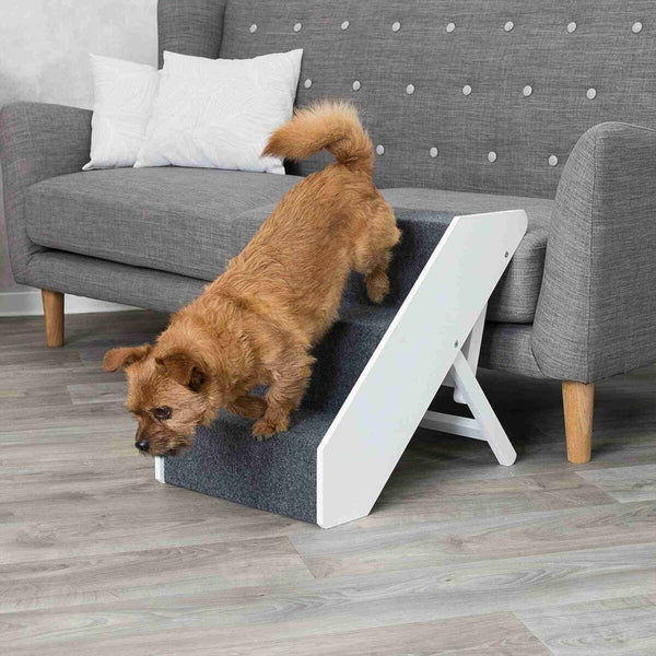 Pet Stairs, Adjustable, 3 Steps, 40×67cm, White