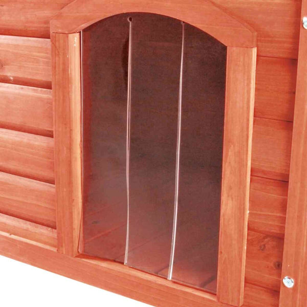 Plastic door for dog kennel